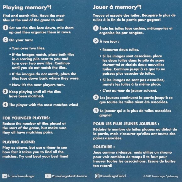 New Sealed Ravensburger Game Cute Monster Memory Game- En/Fr - Picture 11 of 14